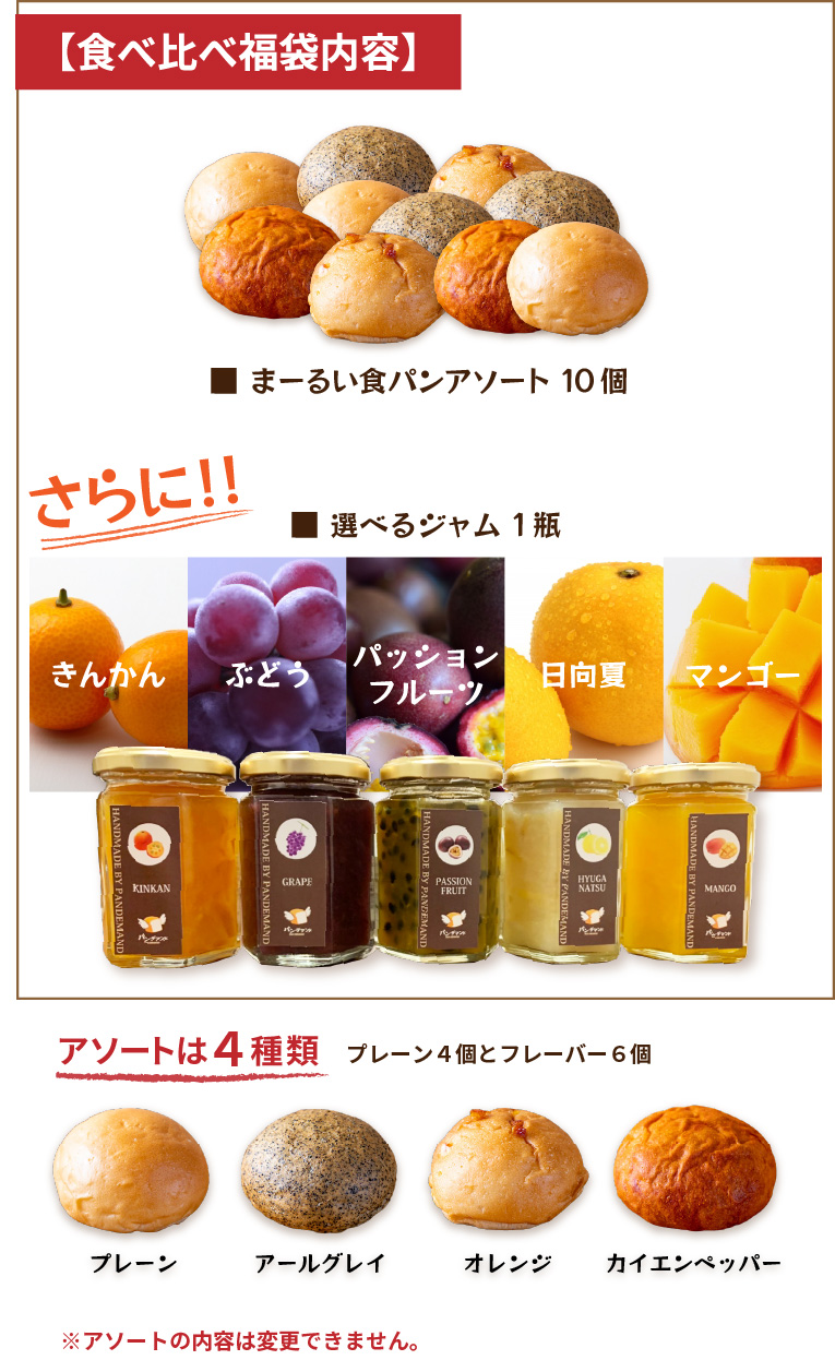 食べ比べ福袋内容